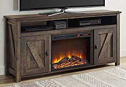 entertainment center w-fireplace